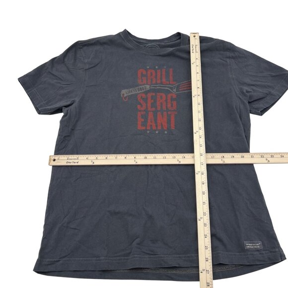 Life Is Good Grill Sergeant Men's Graphic Tee Classic Fit sz Large - Picture 3 of 6